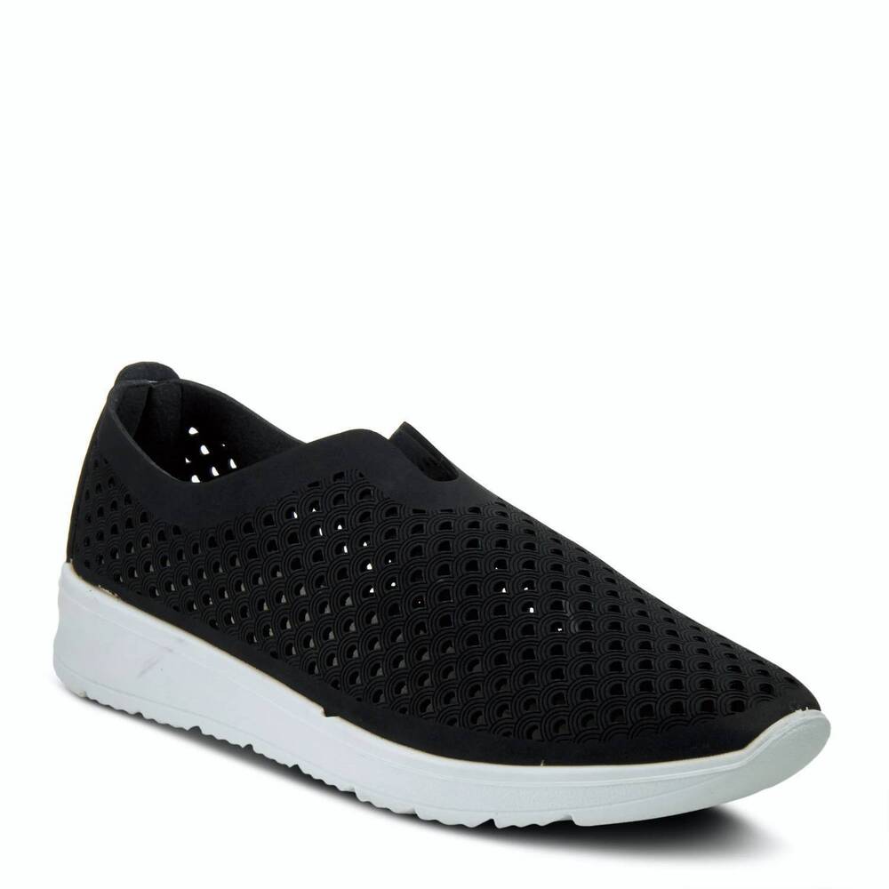 NEW FLEXUS women's centrics slip on shoe in black